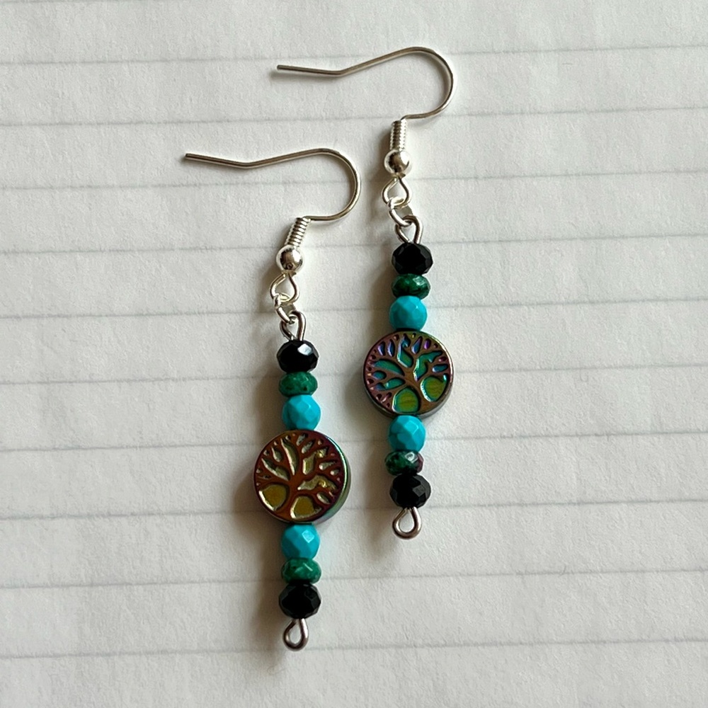 Handmade Tree of Life Earrings